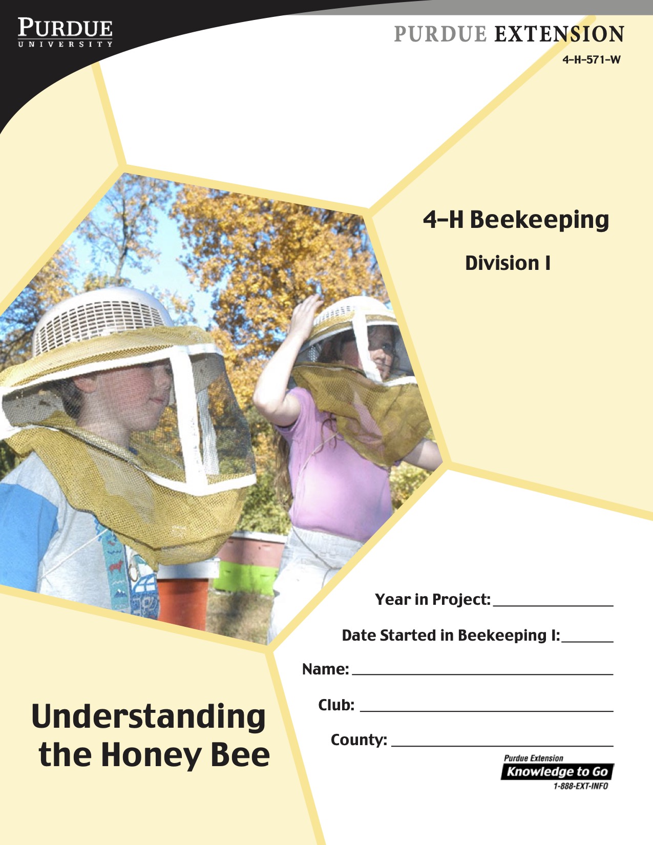 4-H Beekeeping cover
