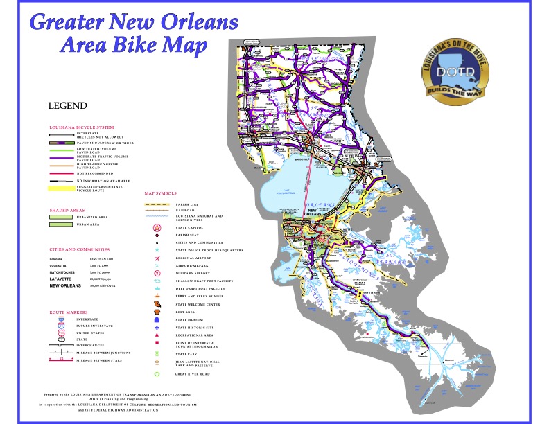 Bicycle Trails Greater New Orleans cover
