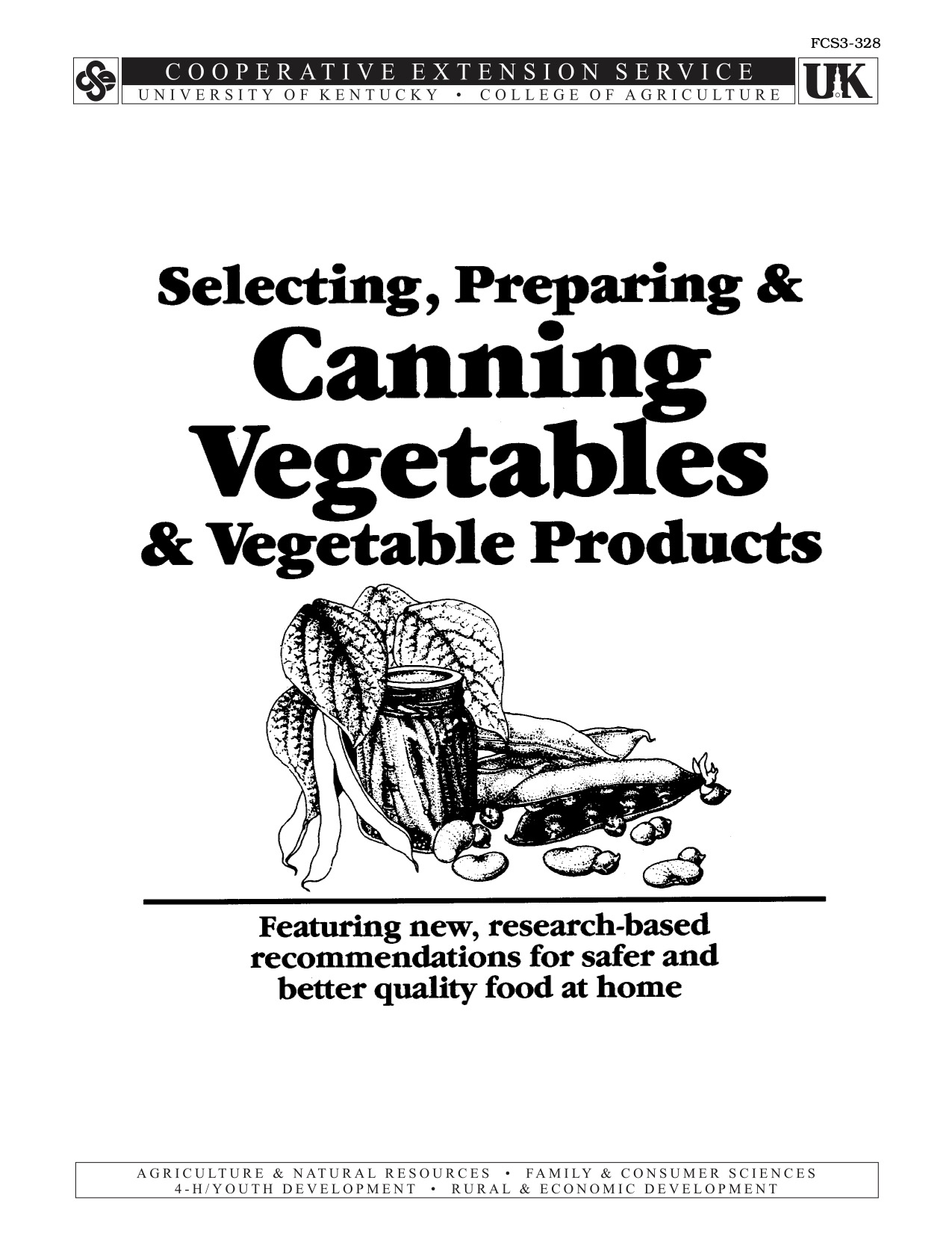 Canning Vegetables cover