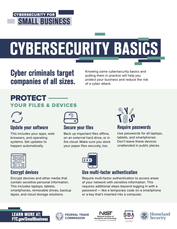 Cybersecurity for Small Business cover
