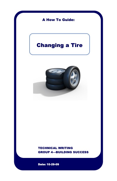 How to Change a Tire Guide Cover