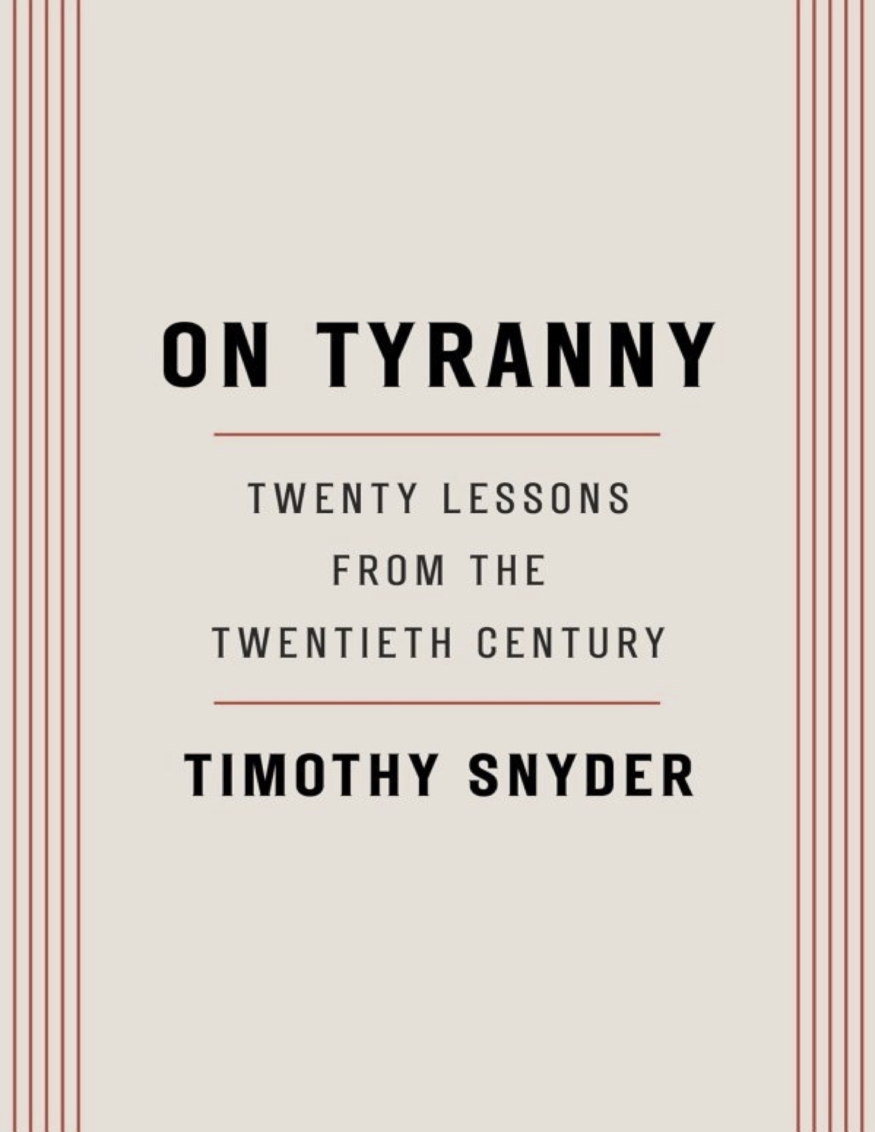 On Tyranny Cover