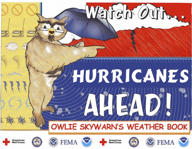Owlie: Hurricanes Ahead! Weather Book cover