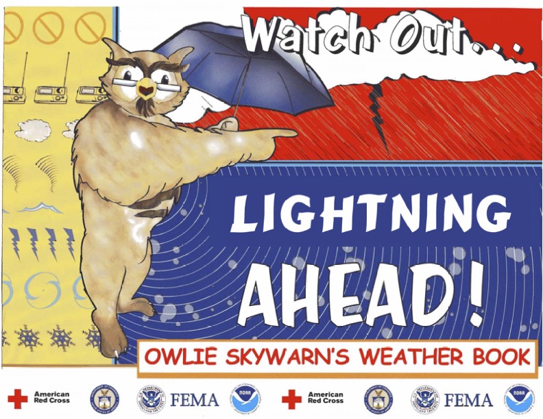 Owlie: Lightning Ahead! Weather Book cover